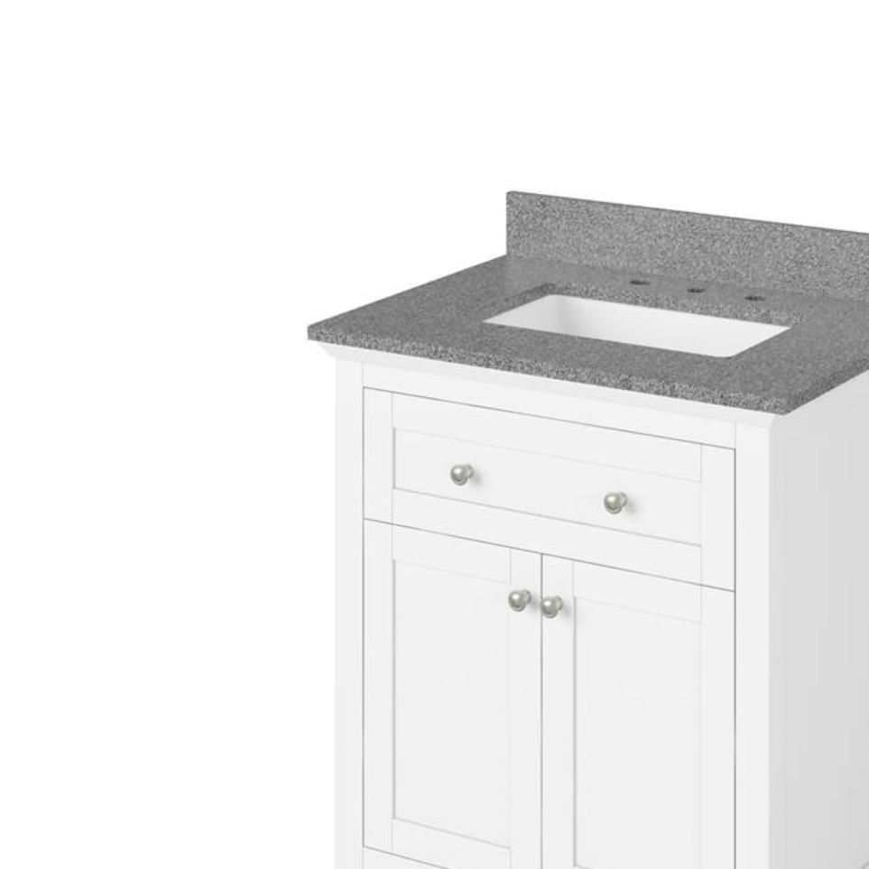 Base with Sink Top White White Vanities