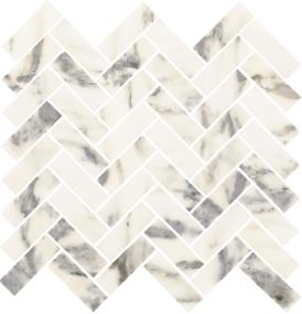 Mosaic Arabescato Argento Honed Gray Tile
