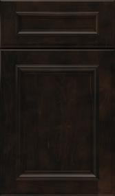 5 Piece Stout Dark Finish Cabinets