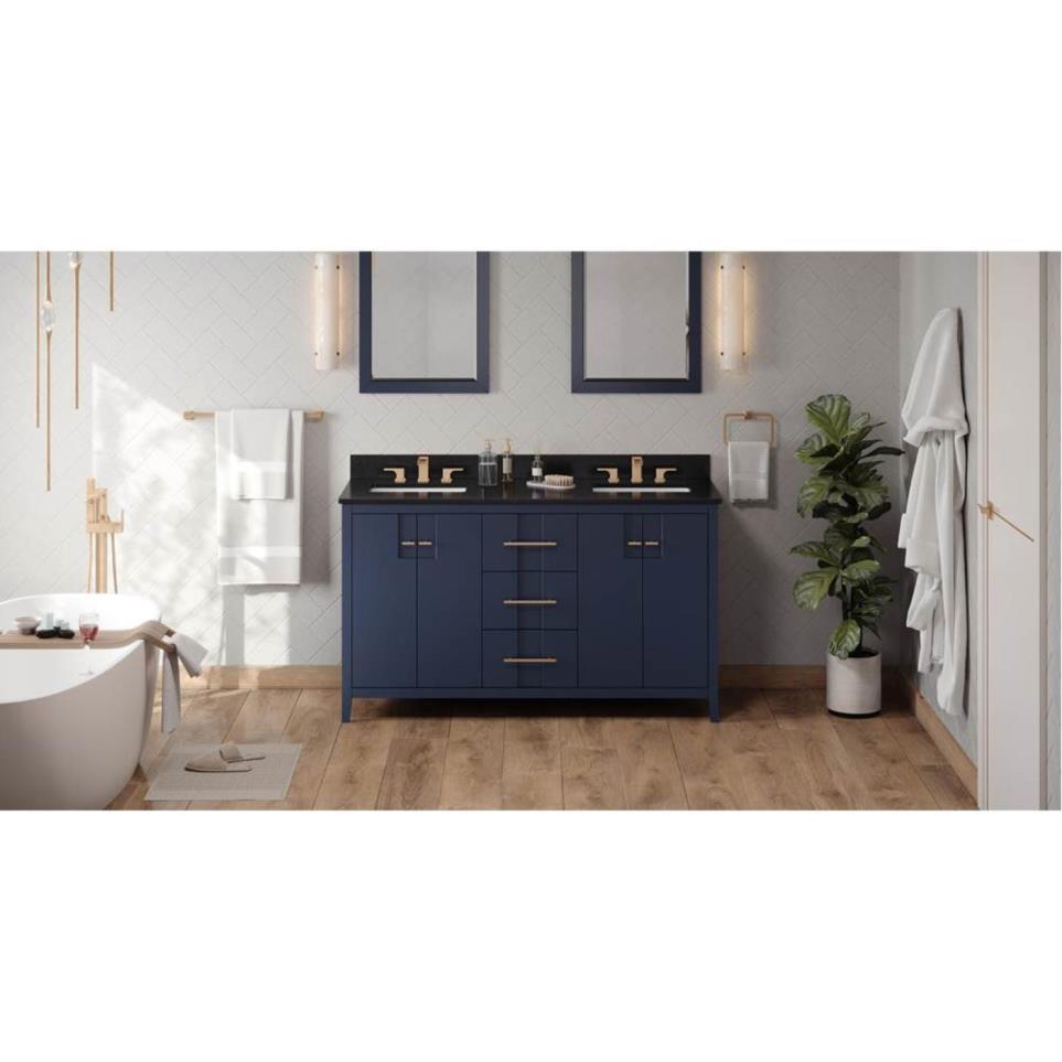 Base with Sink Top Hale Blue Blue / Purple Vanities