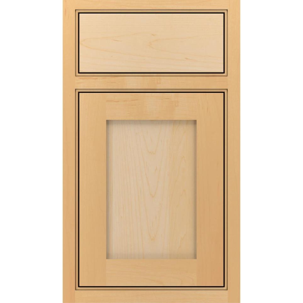 Square Natural Light Finish Square Cabinets