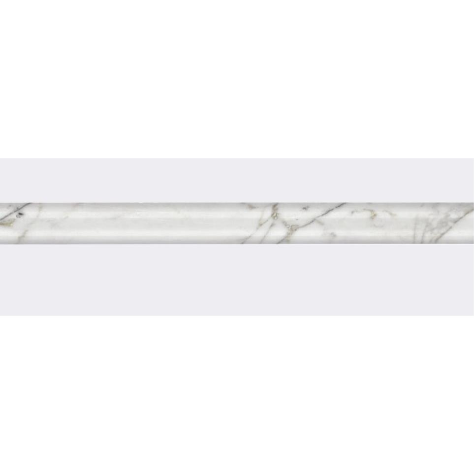 Trims/Moldings Venetian Calacatta Honed White Trims, Moldings, and Transitions
