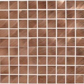 Mosaic Copper Satin Brown Tile