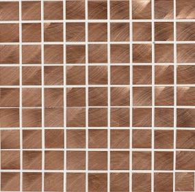 Mosaic Copper Satin Brown Tile