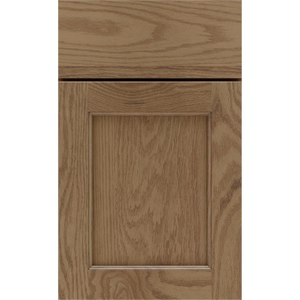 Square Buckskin Medium Finish Square Cabinets