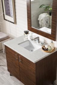 Base with Sink Top American Walnut Medium Finish Vanities
