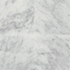 Tile Carrara White Honed White Tile