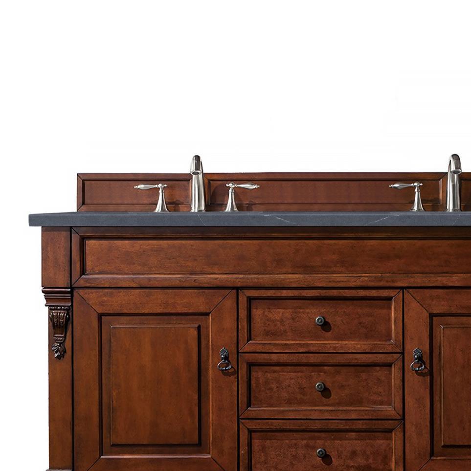 Base with Sink Top Warm Cherry Medium Finish Vanities