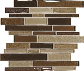 Mosaic Copper Coast Glass Brown Tile