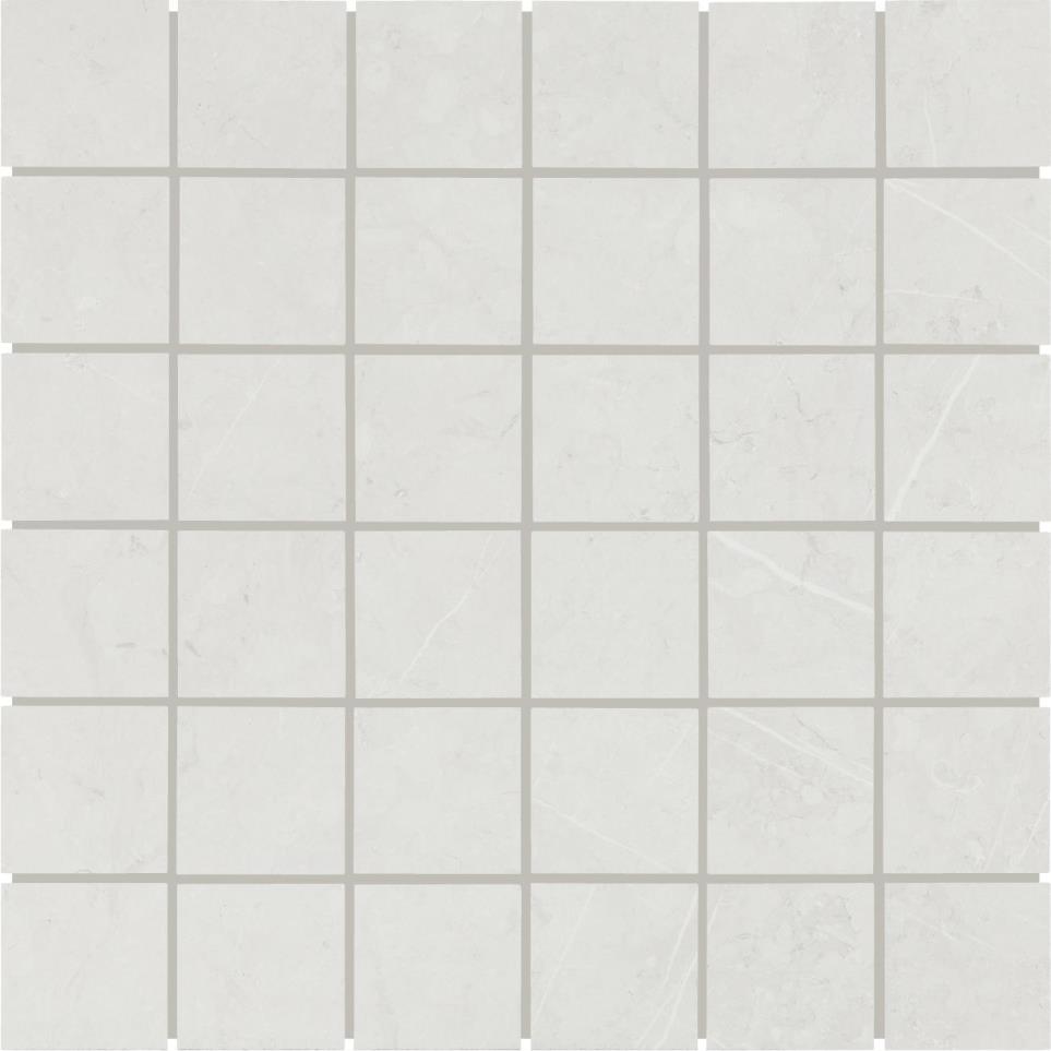 Mosaic Cloud Matte White Tile