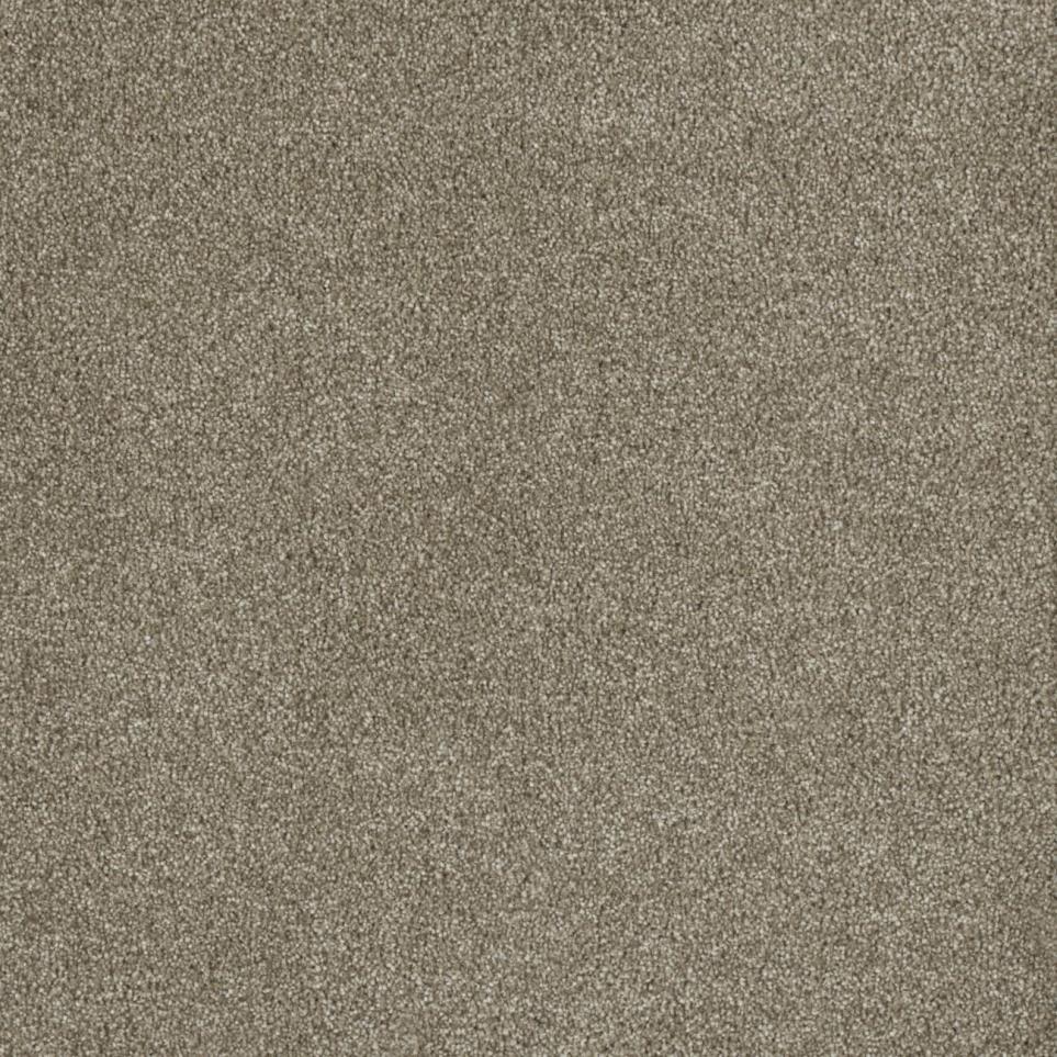 Textured Saxony Stepping Stone Brown Carpet