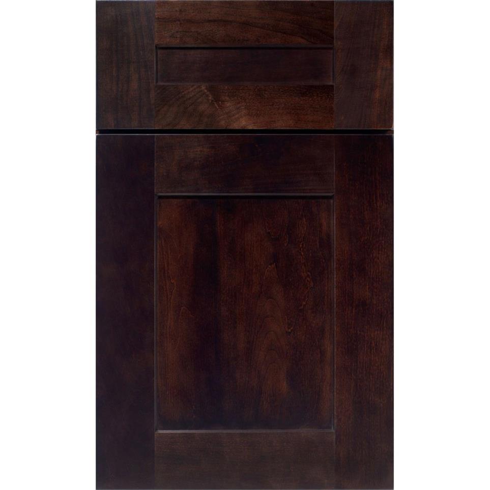 5 Piece Chocolate Dark Finish 5 Piece Cabinets