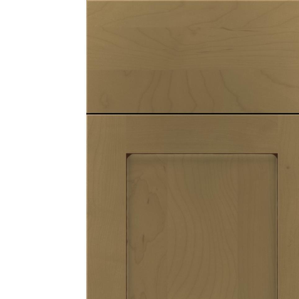 Square Frappe Mocha Glaze Glaze - Stain Square Cabinets