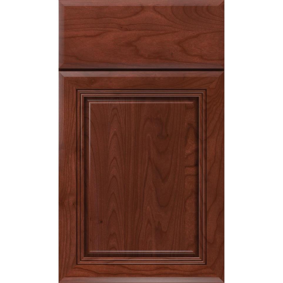 Square Marsala Dark Finish Square Cabinets