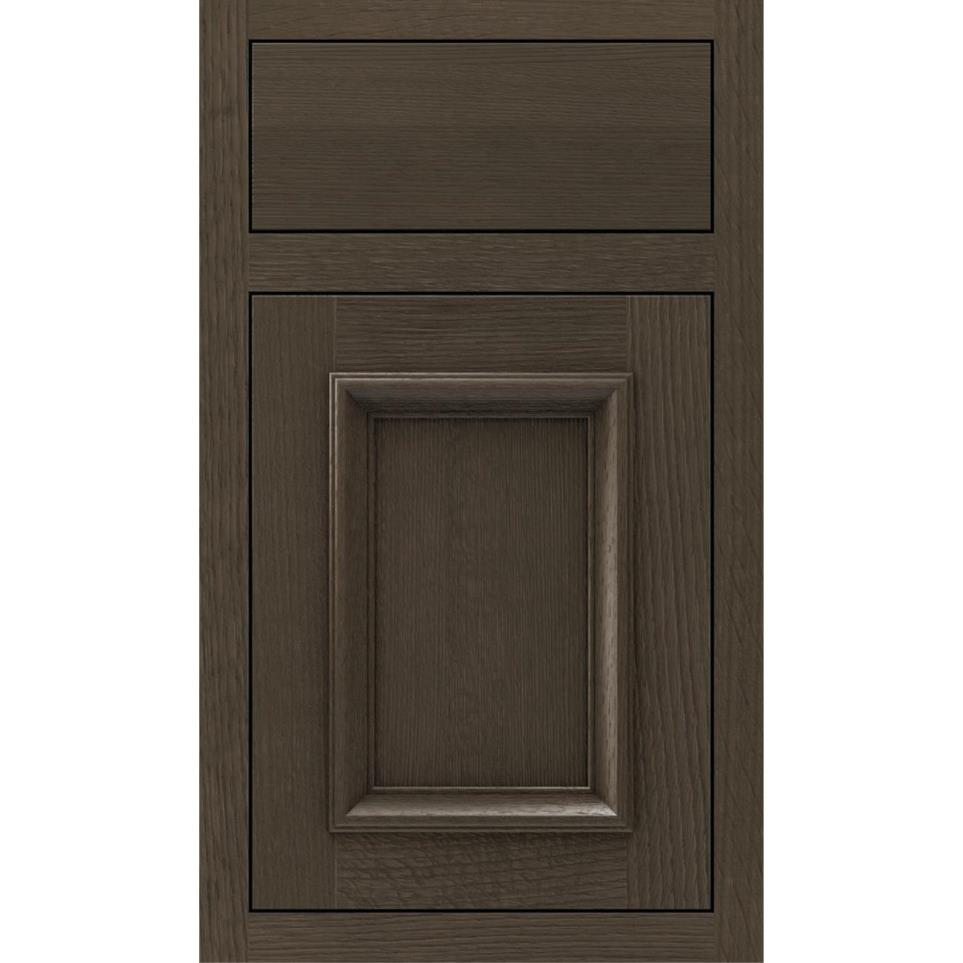 Square Shadow Dark Finish Square Cabinets