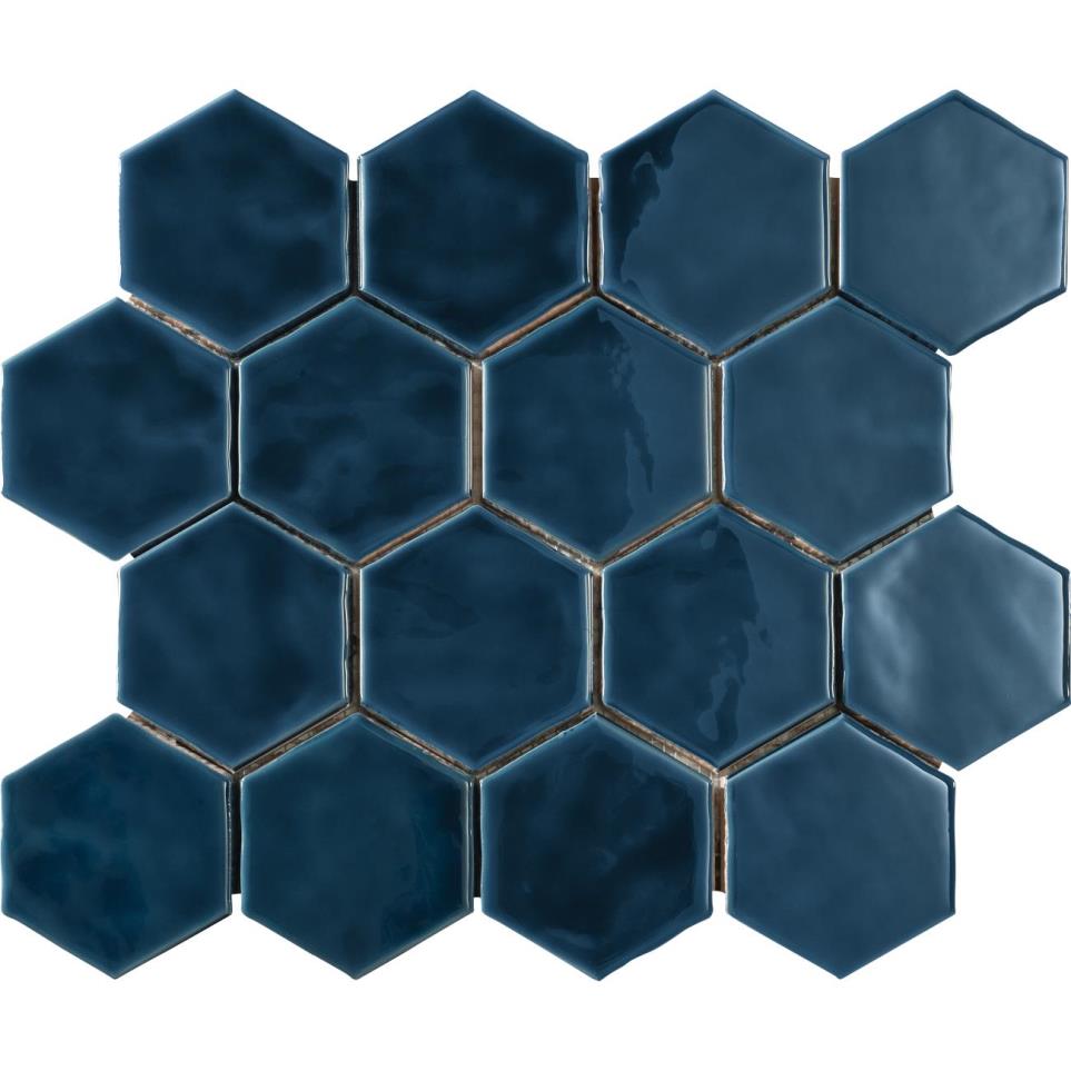 Mosaic Twilight Glossy Blue Tile