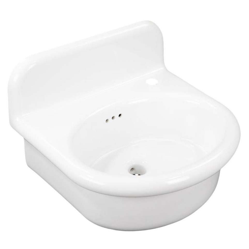 Bath Porcelain Enamel Glaze White  Bathroom Sinks
