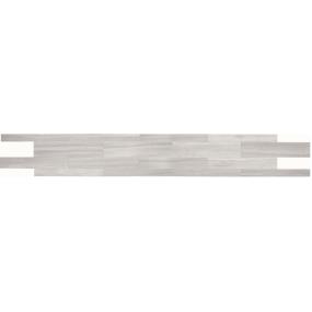 Tile Chenille White Polished Gray Tile