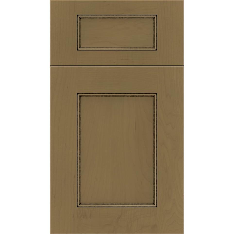 5 Piece Frappe Black Glaze Glaze - Stain 5 Piece Cabinets