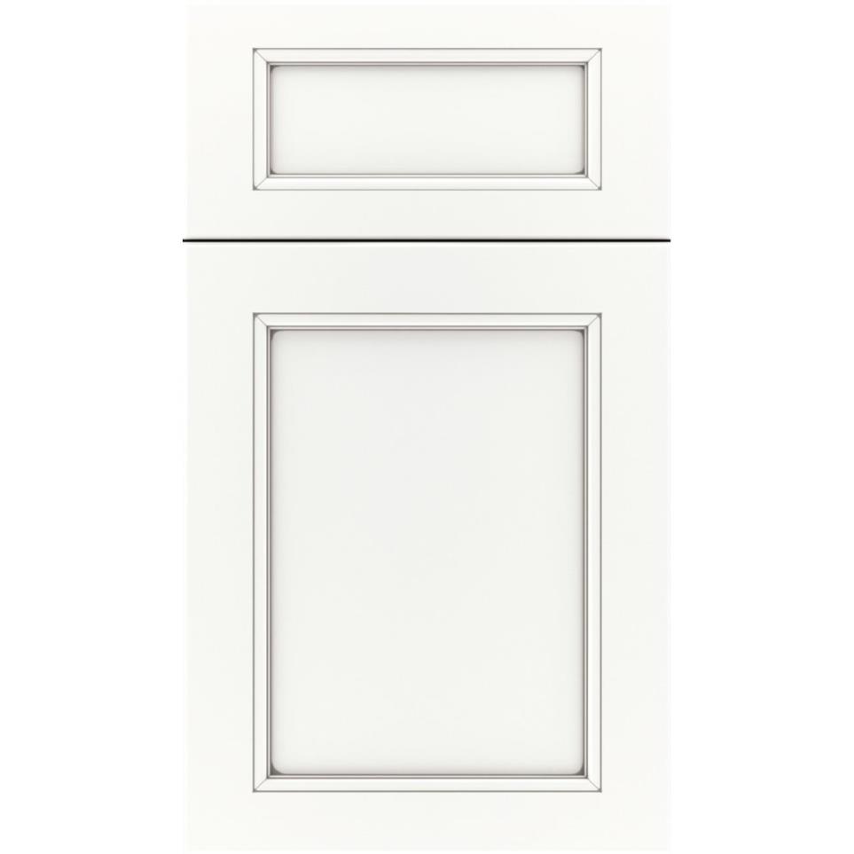 5 Piece Whitecap Pewter Glaze Glaze - Paint 5 Piece Cabinets