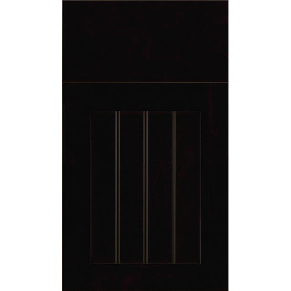 Square Espresso Black Glaze Glaze - Stain Square Cabinets