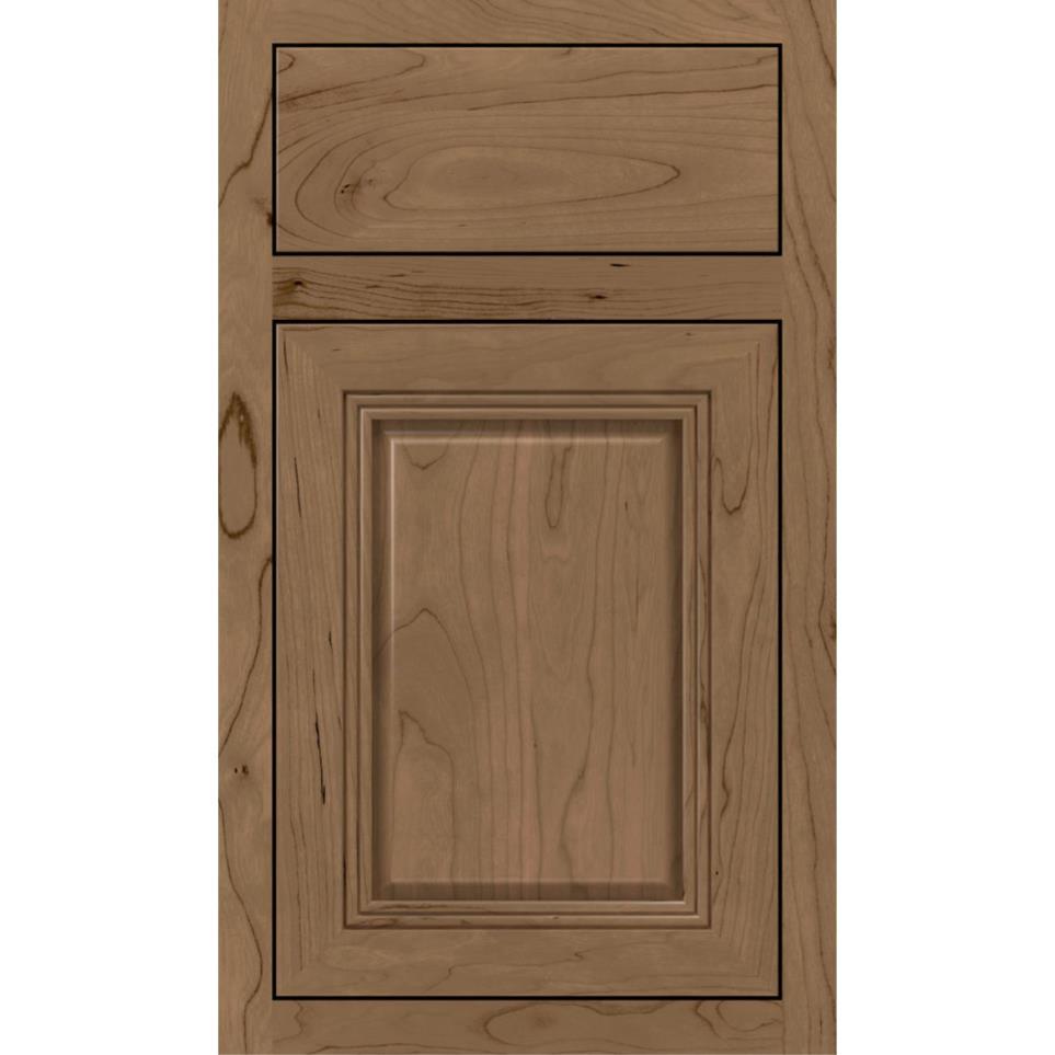 Inset Buckskin Medium Finish Inset Cabinets