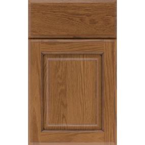 Square Palomino Medium Finish Square Cabinets