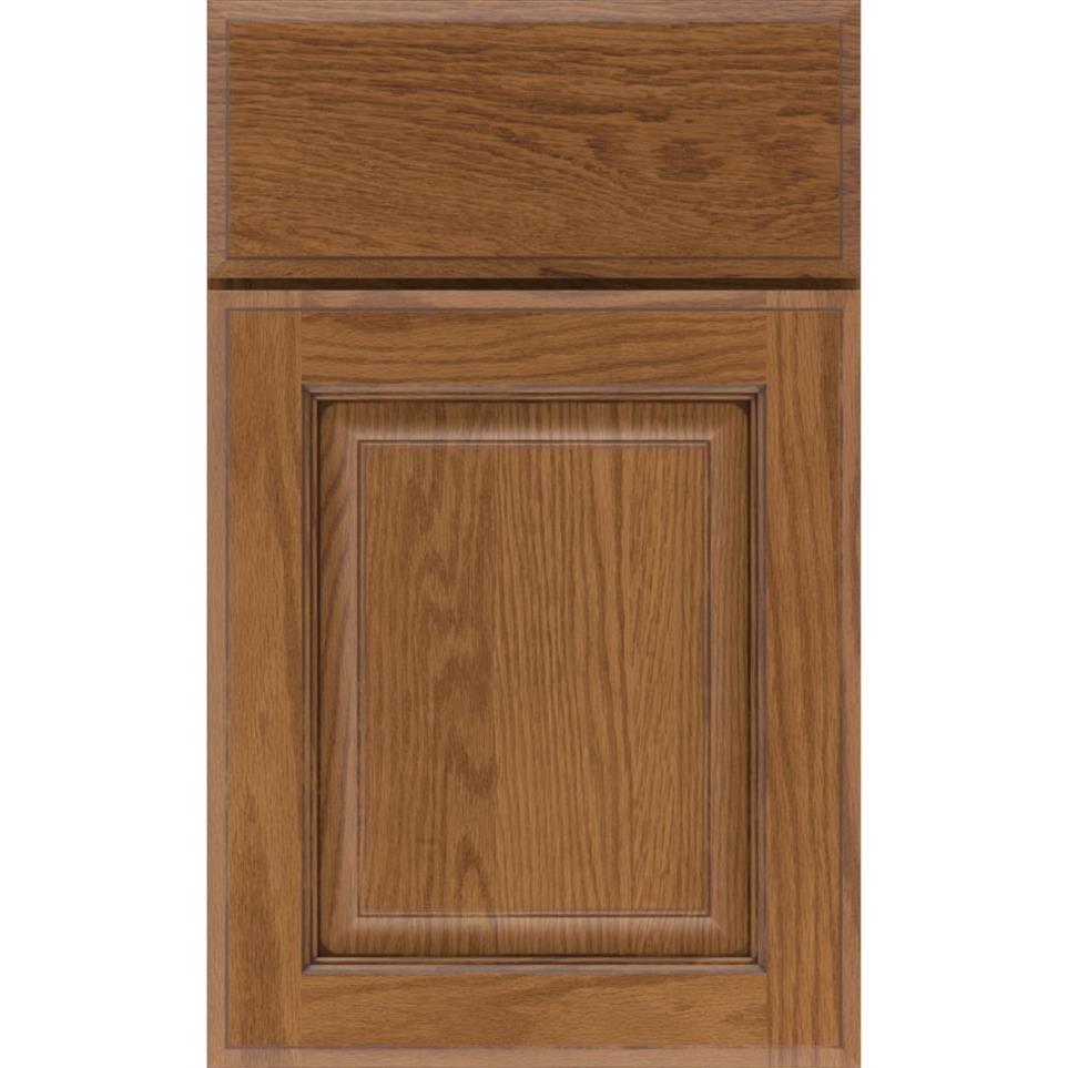 Square Palomino Medium Finish Square Cabinets