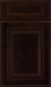 Square Sarsaparilla Dark Finish Square Cabinets