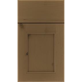 Square Frappe Medium Finish Square Cabinets