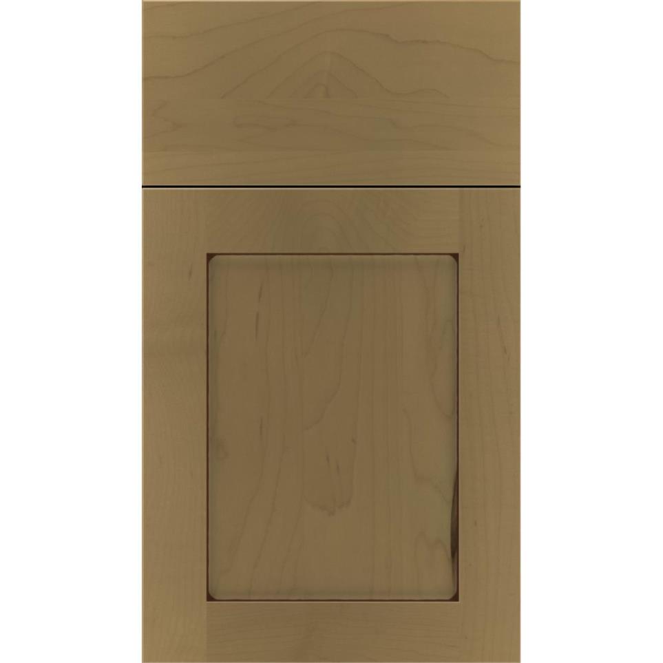 Square Frappe Mocha Glaze Glaze - Stain Square Cabinets