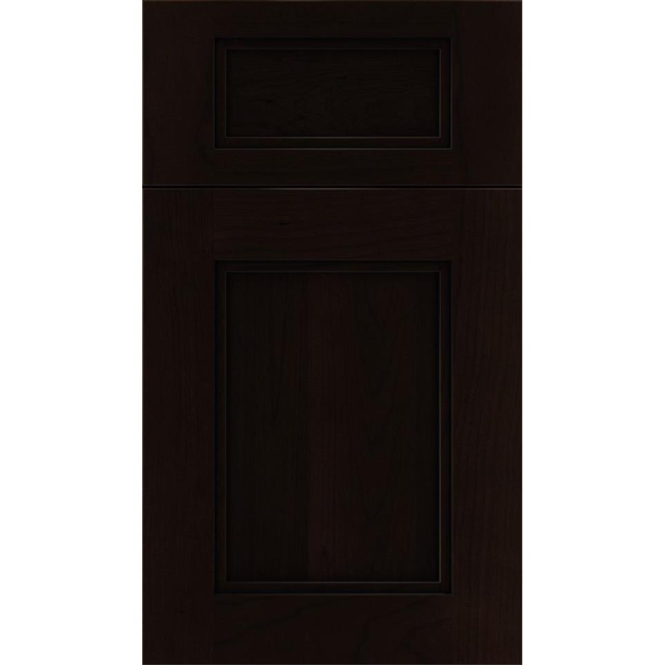 5 Piece Cappuccino Black Glaze Glaze - Stain 5 Piece Cabinets