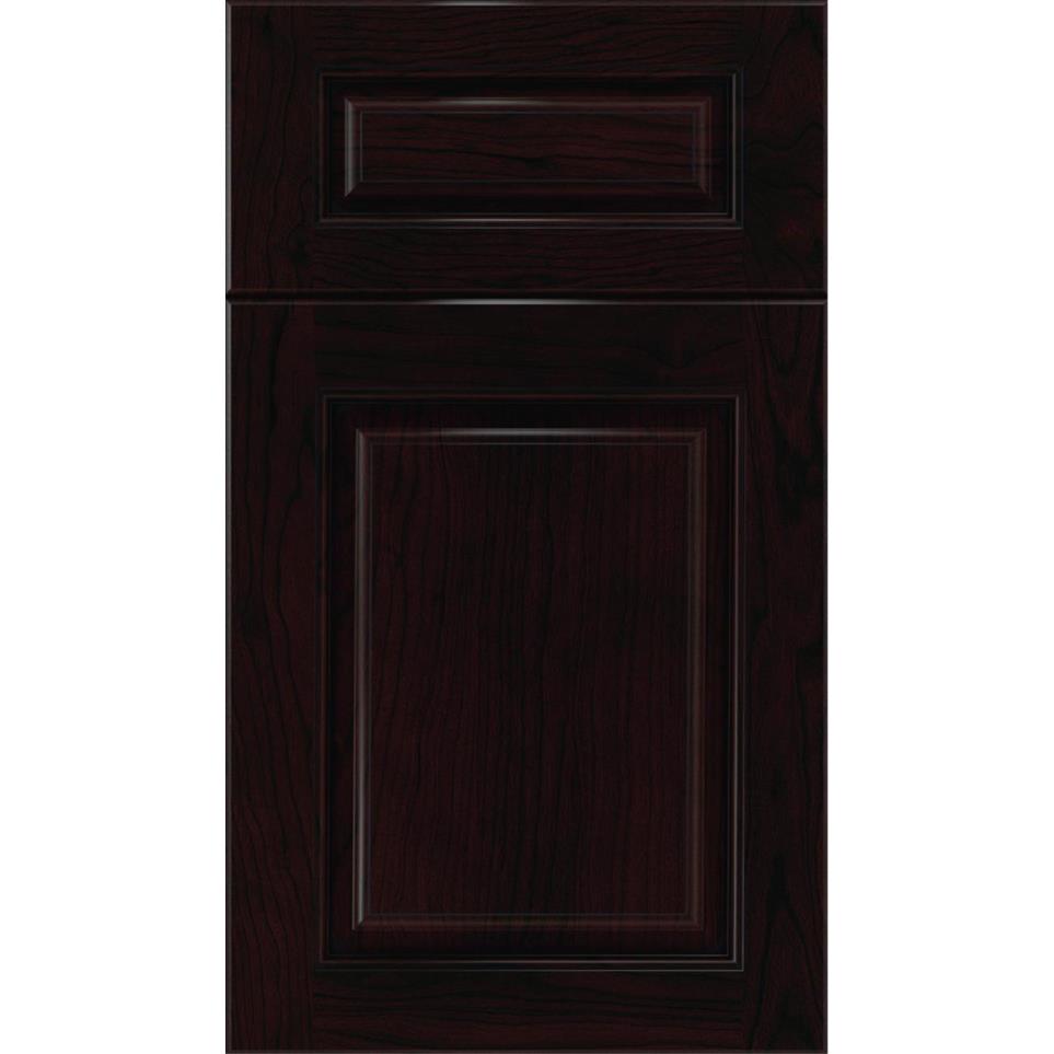 Square Espresso Black Glaze Glaze - Stain Square Cabinets