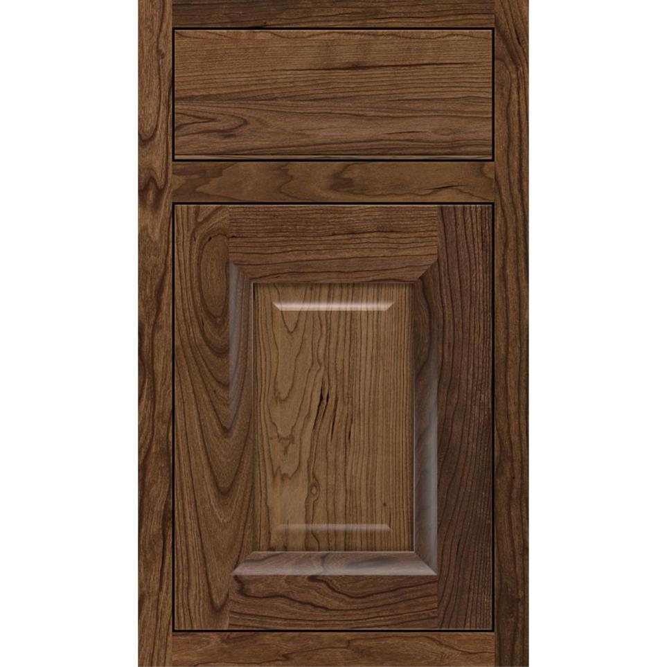 Square Mink Dark Finish Square Cabinets