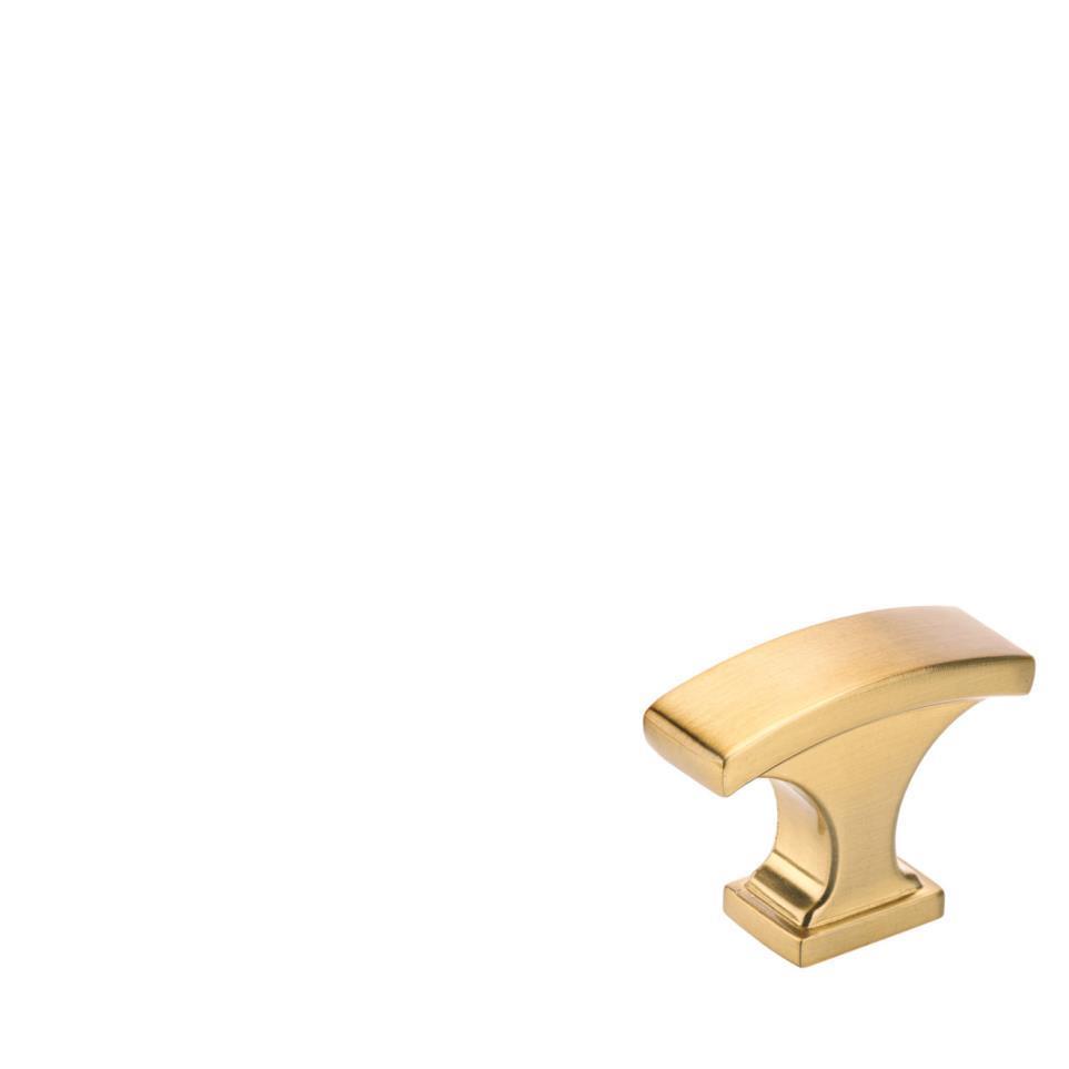 Knob Aurum Brushed Gold Brass / Gold Knobs