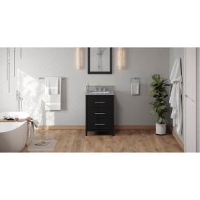 Base with Sink Top Black Grey / Black Vanities