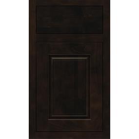 Square Teaberry Dark Finish Square Cabinets