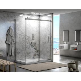 Door Matte Black Black Showers