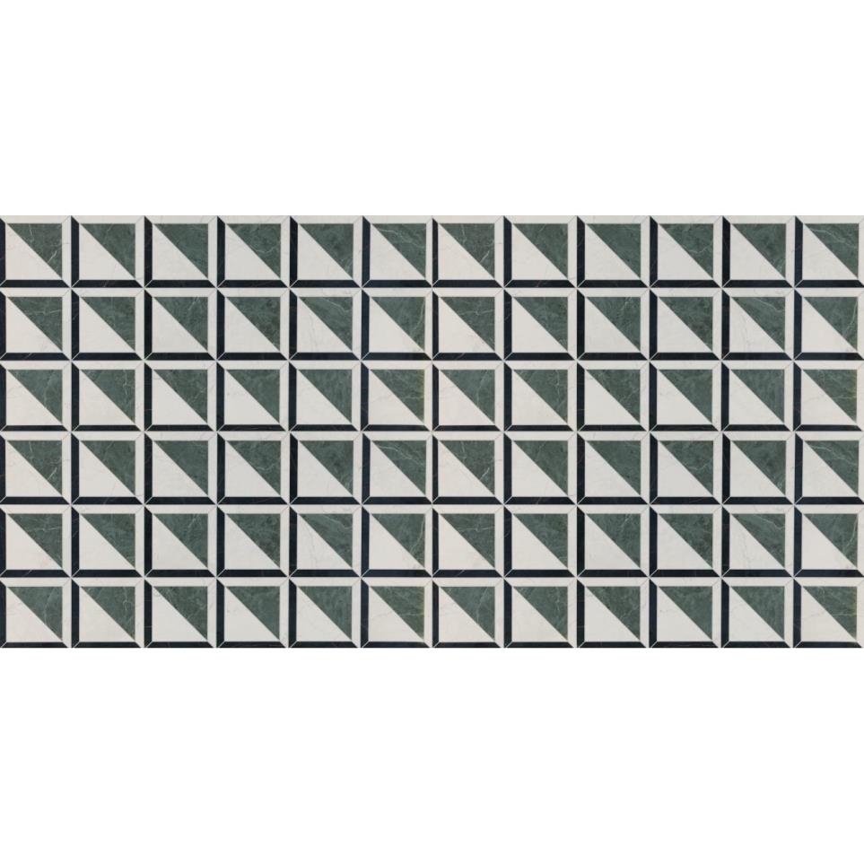 Tile Triangle Satin Green Tile