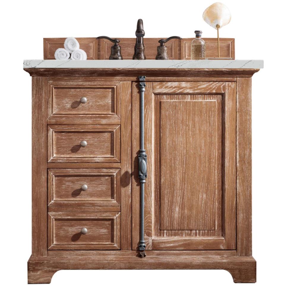 Base with Sink Top Driftwood Medium Finish Vanities