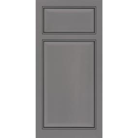 Inset Battleship Grey Paint - Grey Inset Cabinets