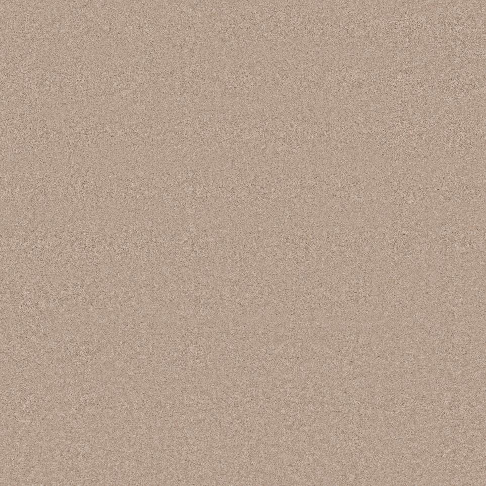 Textured Saxony Fuzzy Beige/Tan Carpet