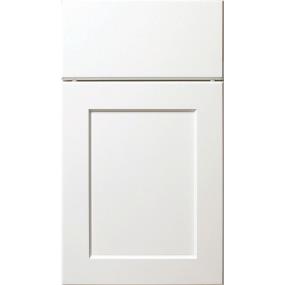 Square Textured White Paint - White Square Cabinets