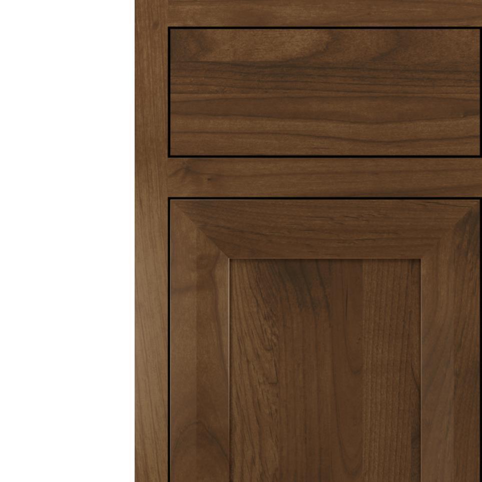 Inset Mustang Medium Finish Inset Cabinets