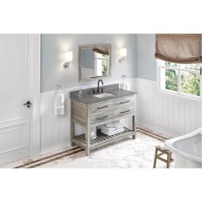 Base with Sink Top Weathered Grey Grey / Black Vanities