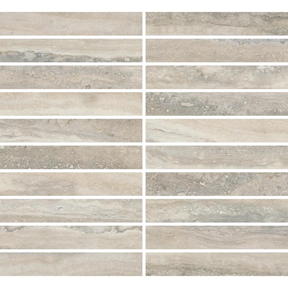 Mosaic Nimbus Matte Beige/Tan Tile
