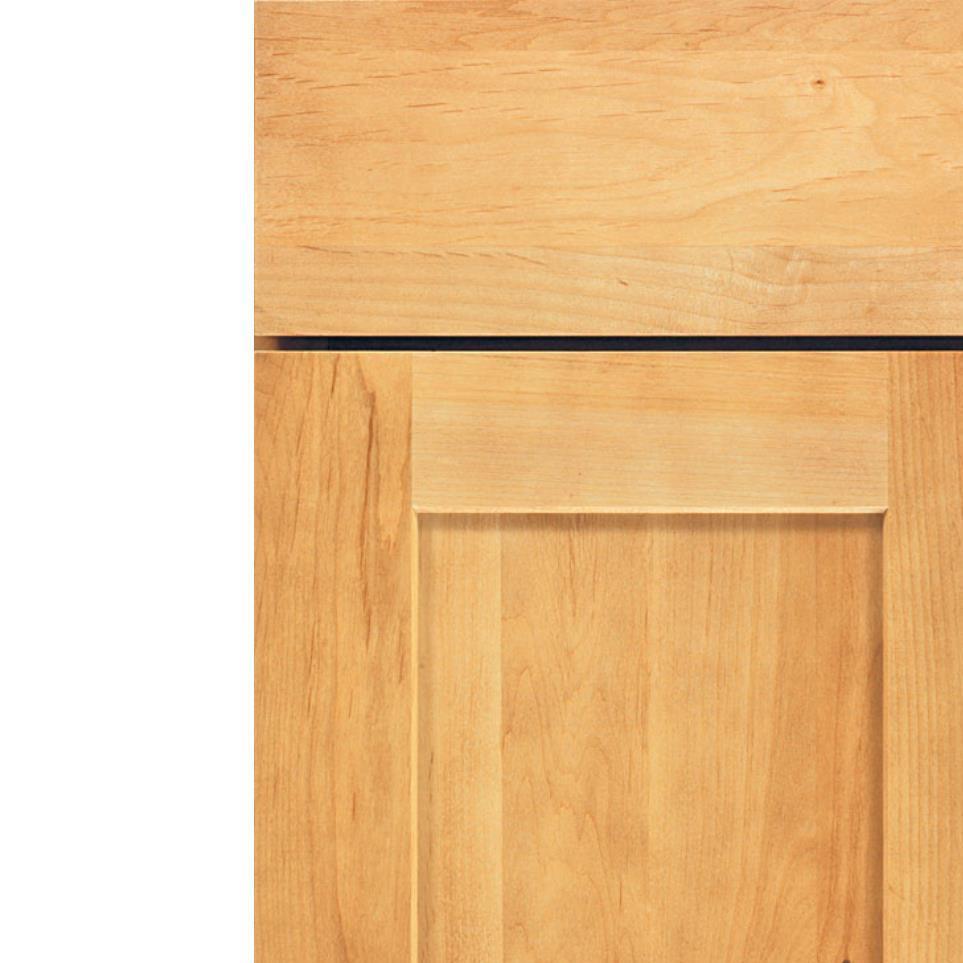 Square Natural Light Finish Square Cabinets