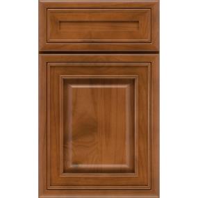 Square Cattail Medium Finish Square Cabinets