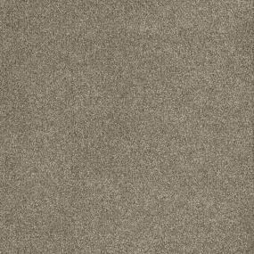Textured Saxony Stepping Stone Brown Carpet