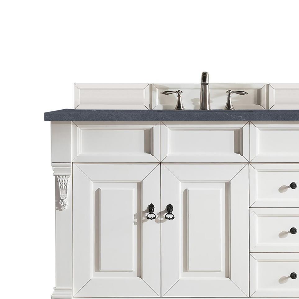 Base with Sink Top Bright White White Vanities